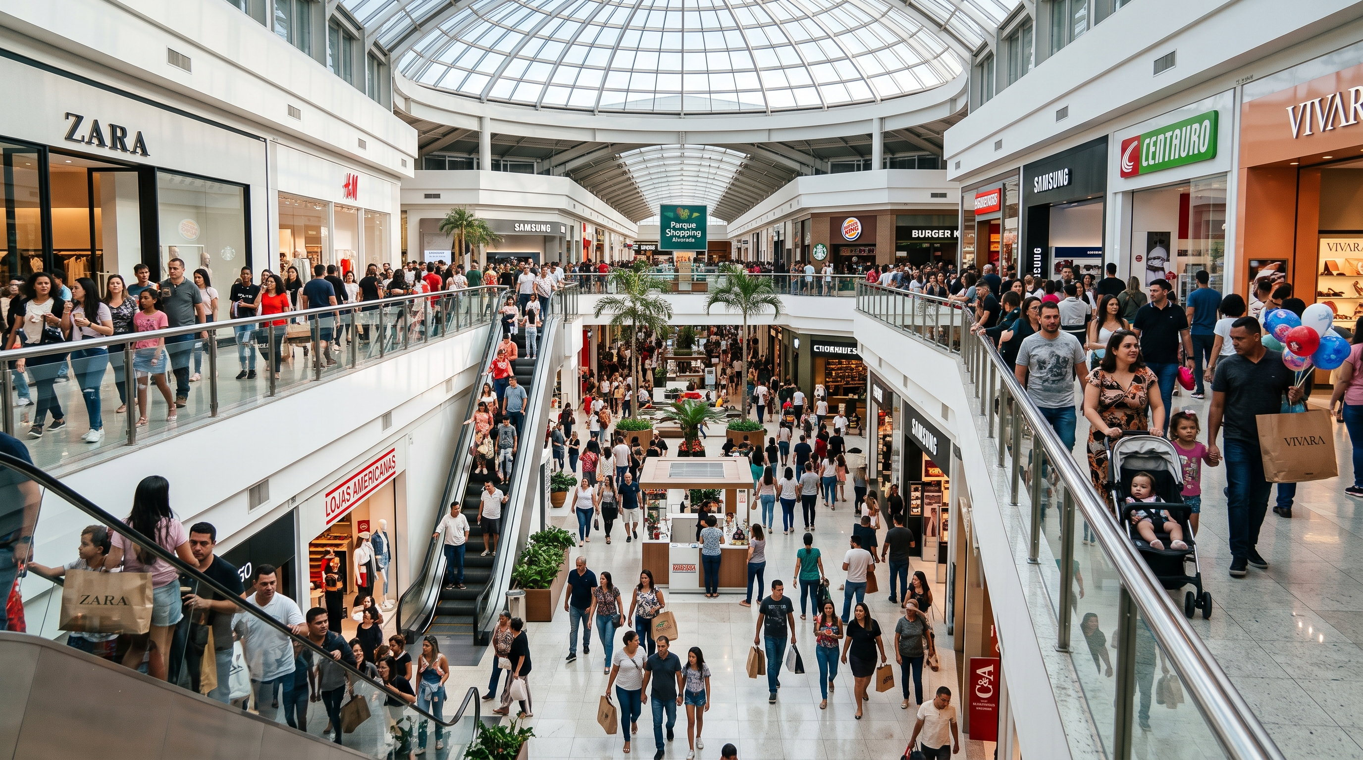 Varejo Físico e Shoppings